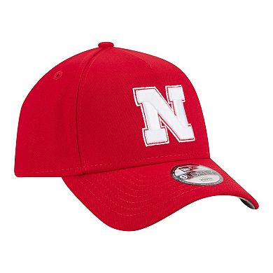 Youth New Era Scarlet Nebraska Huskers 9FORTY A-Frame Adjustable Hat