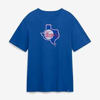 Men's Fanatics Royal Texas Rangers Vintage Logo Legacy T-Shirt