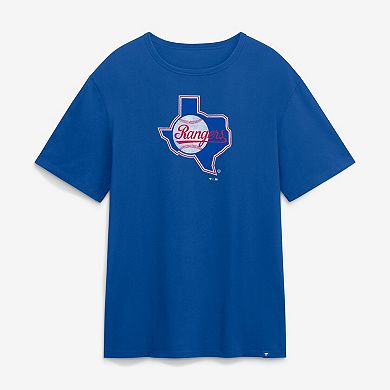 Men's Fanatics Royal Texas Rangers Vintage Logo Legacy T-Shirt
