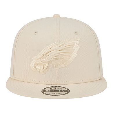 Men's New Era Cream Philadelphia Eagles Colorpack 9FIFTY Snapback Hat