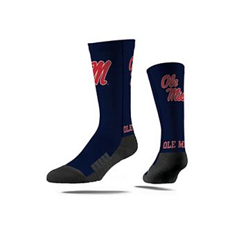 Unisex Strideline Ole Miss Rebels Premium Mascot Crew Socks