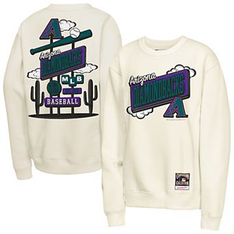 Youth Mitchell & Ness Natural Arizona Diamondbacks Retro Billboard Sweatshirt
