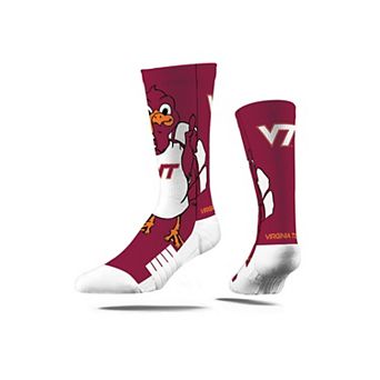 Unisex Strideline Virginia Tech Hokies Premium Mascot Crew Socks