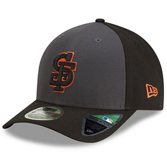 Men's New Era Gray/Black San Francisco Giants Player Replica Alternate 9FORTY M-Crown Adjustable Hat