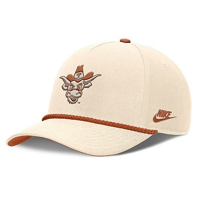 Unisex Nike Natural Texas Longhorns Legacy Vintage Rope Rise Adjustable Hat
