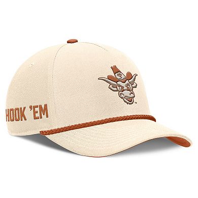 Unisex Nike Natural Texas Longhorns Legacy Vintage Rope Rise Adjustable Hat