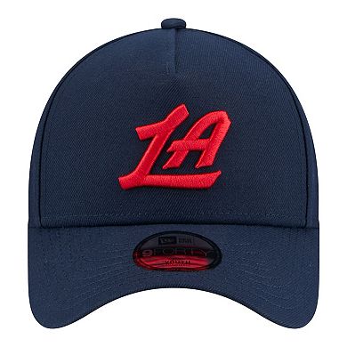 Youth New Era Navy LA Clippers 9FORTY A-Frame Adjustable Hat
