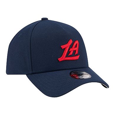 Youth New Era Navy LA Clippers 9FORTY A-Frame Adjustable Hat