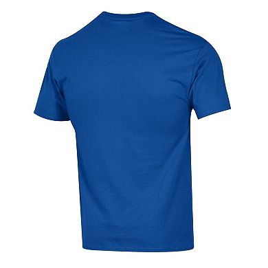 Men's Champion Royal New York Islanders Helmet T-Shirt