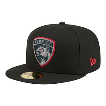 Men's New Era Black Florida Panthers Color Pop 59FIFTY Fitted Hat