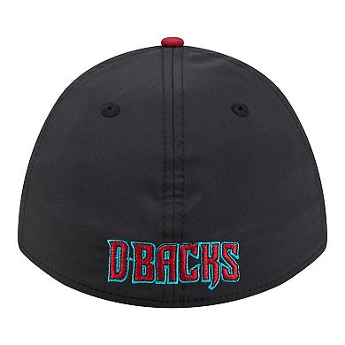 Men's New Era Black/Red Arizona Diamondbacks Rope M-Crown A-Frame 39THIRTY Flex Hat