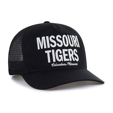 Men's '47 Black Missouri Tigers Contemporary Hitch Trucker Adjustable Hat