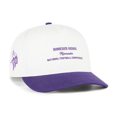 Men's '47 White Minnesota Vikings Contemporary Two-Tone Hitch Adjustable Hat