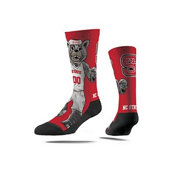 Unisex Strideline NC State Wolfpack Premium Mascot Crew Socks