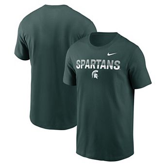 Men's Nike Green Michigan State Spartans Primetime Kinetic T-Shirt