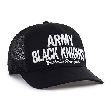 Men's '47 Black Army Black Knights Contemporary Hitch Trucker Adjustable Hat