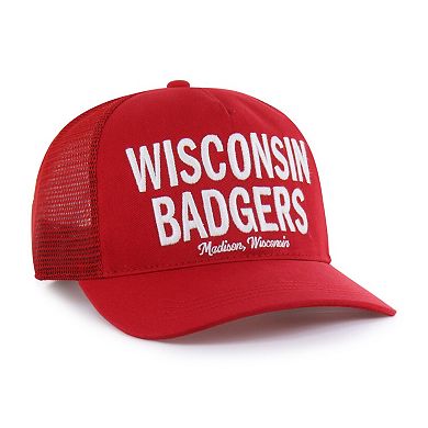 Men's '47 Red Wisconsin Badgers Contemporary Hitch Trucker Adjustable Hat