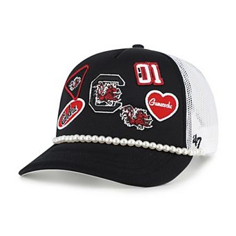 Men's '47 Black/White South Carolina Gamecocks Rally On Hitch Adjustable Hat