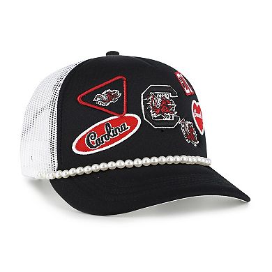 Men's '47 Black/White South Carolina Gamecocks Rally On Hitch Adjustable Hat