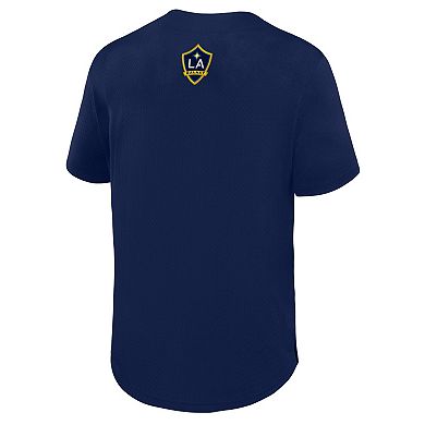 Men's Fanatics Navy LA Galaxy Maximum Intensity Button-Up Jersey
