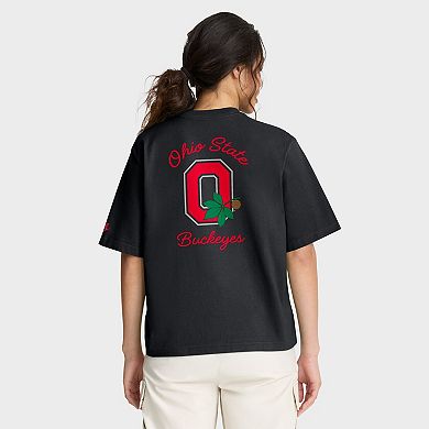 Women's Nike Black Ohio State Buckeyes Legacy Pocket Boxy T-Shirt