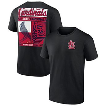 Men's Profile Black St. Louis Cardinals Big & Tall Two-Sided Graphic T-Shirt