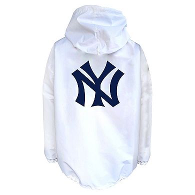 Men's Mitchell & Ness White New York Yankees Big & Tall Full-Snap Hooded Jacket