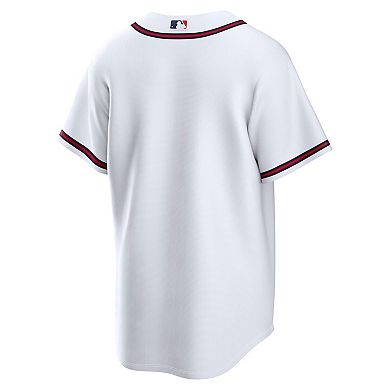 Men's Nike White Atlanta Braves Home Replica Jersey