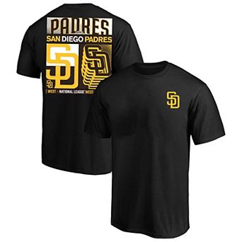 Men's Profile Black San Diego Padres Big & Tall Two-Sided Graphic T-Shirt