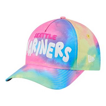 Toddler New Era Seattle Mariners Tie Dye M-Crown A-Frame 9FORTY Adjustable Hat