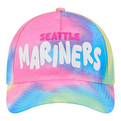 Toddler New Era Seattle Mariners Tie Dye M-Crown A-Frame 9FORTY Adjustable Hat