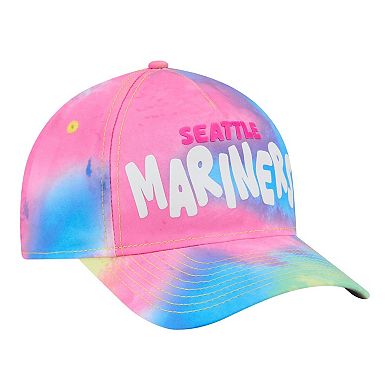 Toddler New Era Seattle Mariners Tie Dye M-Crown A-Frame 9FORTY Adjustable Hat