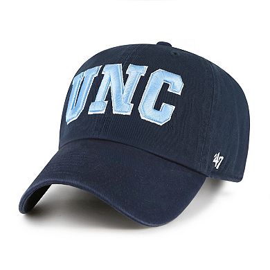 Men's '47 Navy North Carolina Tar Heels Clean Up Adjustable Hat