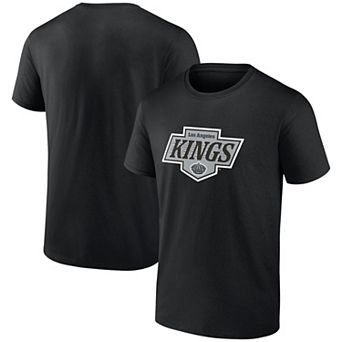 Men's Logo Athletic Black Los Angeles Kings Essential T-Shirt