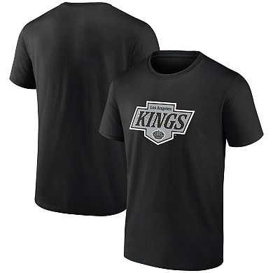 Men's Logo Athletic Black Los Angeles Kings Essential T-Shirt