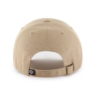Men's '47 Khaki Los Angeles Kings Logo Clean Up Adjustable Hat