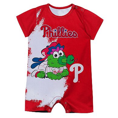 Newborn Outerstuff Red Philadelphia Phillies Baby Mascot Bodysuit