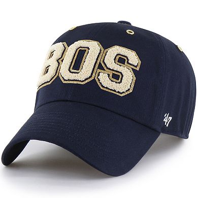 Men's '47 x Stoney Clover Lane Navy Boston Red Sox Acro Charm Clean Up Adjustable Hat