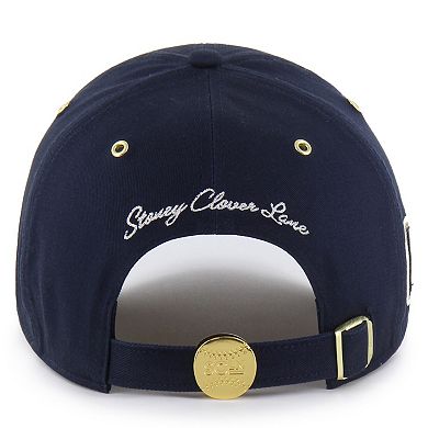 Men's '47 x Stoney Clover Lane Navy Boston Red Sox Acro Charm Clean Up Adjustable Hat