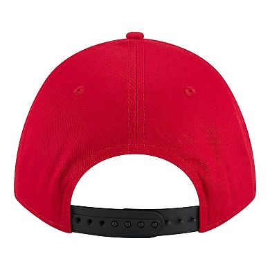 Men's New Era Scarlet/Black Nebraska Huskers Two-Tone Rope 9FORTY M-Crown A-Frame Adjustable Hat