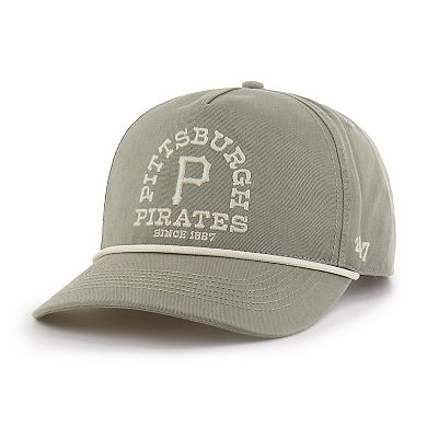 Men's '47 Olive Pittsburgh Pirates Canyon Ranchero Hitch Adjustable Hat