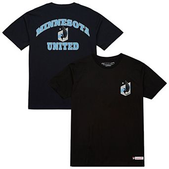 Men's Mitchell & Ness Black Minnesota United FC 2-Hit T-Shirt