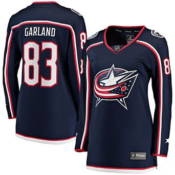 Women's Indiana Conor Garland Navy Columbus Blue Jackets Home Breakaway Jersey