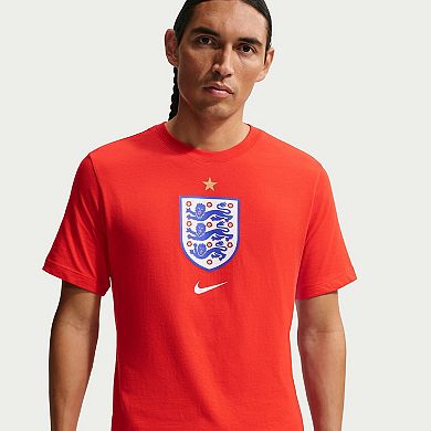 Men's Nike Red England National Team Crest T-Shirt