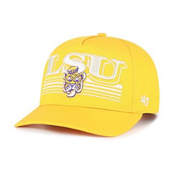 Men's '47 Gold LSU Tigers Script Fade Hitch Adjustable Hat