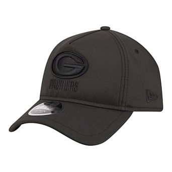 Men's New Era Black Green Bay Packers Apex 9FORTY Adjustable Hat