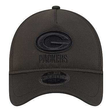 Men's New Era Black Green Bay Packers Apex 9FORTY Adjustable Hat