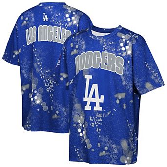 Youth Outerstuff Blue Los Angeles Dodgers Y2 Tech Stadium Lights T-Shirt