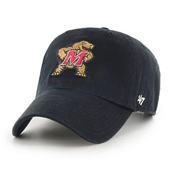 Youth '47 Black Maryland Terrapins Clean Up Adjustable Hat