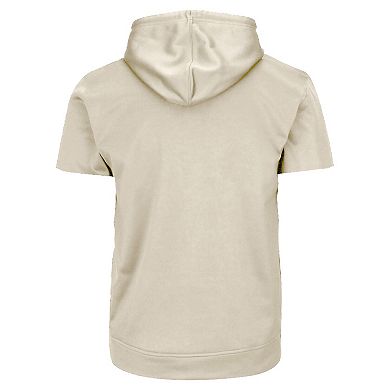 Men's Profile Cream Cincinnati Reds Big & Tall Contrast Short Sleeve Hoodie